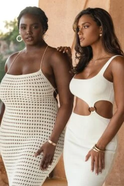 Ivory Time After Time Dress -Jluxlabel Dress Shop SUMMER4 56