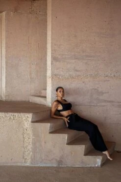 Black Nikole Ribbed Skirt Set 34 Black Nikole Ribbed Skirt Set -Jluxlabel Dress Shop SUMMER4 60