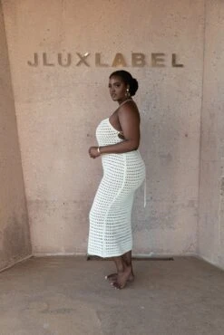 White Palmas Crochet Maxi Dress 36 White Palmas Crochet Maxi Dress -Jluxlabel Dress Shop SUMMER4 PRODUCT 202