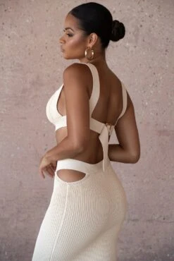 Ivory Nikole Ribbed Skirt Set 38 Ivory Nikole Ribbed Skirt Set -Jluxlabel Dress Shop SUMMER4 PRODUCT 23