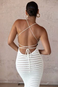 White Palmas Crochet Maxi Dress 40 White Palmas Crochet Maxi Dress -Jluxlabel Dress Shop SUMMER4 PRODUCT 51