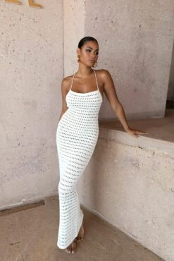 White Palmas Crochet Maxi Dress 31 White Palmas Crochet Maxi Dress -Jluxlabel Dress Shop SUMMER4 PRODUCT 54