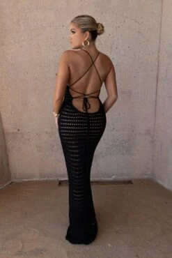 Black Palmas Crochet Maxi Dress 21 Black Palmas Crochet Maxi Dress -Jluxlabel Dress Shop SUMMER4 PRODUCT 72