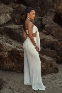 Off White Arya Two Piece Set -Jluxlabel Dress Shop SUMMER5 PART1 15