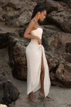 Natural Saylor Linen Sarong 30 Natural Saylor Linen Sarong -Jluxlabel Dress Shop SUMMER5 PART1 55 df57a4f3 0369 4eb8 b02a dbdcfe77c96c