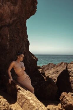 Camel Lana Smocked Skirt Set 30 Camel Lana Smocked Skirt Set -Jluxlabel Dress Shop SUMMER5 PART1 95