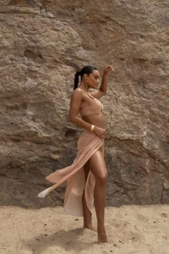 Tan Uncharted Waters Sarong -Jluxlabel Dress Shop SUMMER5 PART2 127 4f370227 02eb 4e9d b10a d432e9c401d4