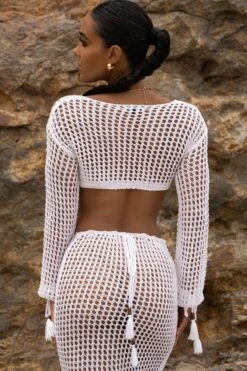 White Summer Daze Crochet Maxi Dress 38 White Summer Daze Crochet Maxi Dress -Jluxlabel Dress Shop SUMMER5 PART2 23