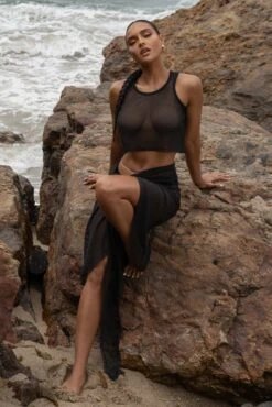 Black Fishnet Crop Tank -Jluxlabel Dress Shop SUMMER5 PART2 49 72f60214 3836 433b a63c 166146564752