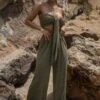 Olive Arya Two Piece Set -Jluxlabel Dress Shop SUMMER5 PART2 66