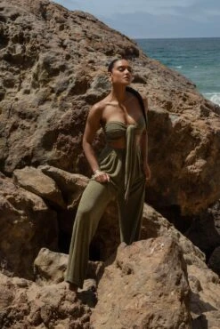 Olive Arya Two Piece Set -Jluxlabel Dress Shop SUMMER5 PART2 76