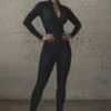 Black Galilea High Neck Jumpsuit -Jluxlabel Dress Shop WINTER2021 PART1 276