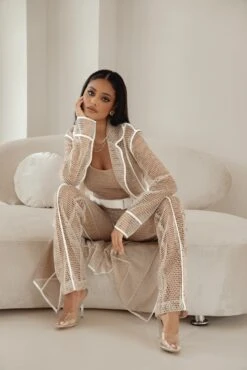 Tan/Tan Bexley Coat -Jluxlabel Dress Shop WINTER2022 PART2 115