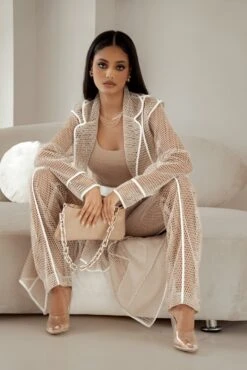 Tan/Tan Bexley Coat -Jluxlabel Dress Shop WINTER2022 PART2 116