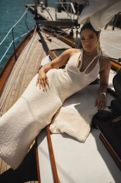 Buttercream Serenity Cutout Midi Dress 25 Buttercream Serenity Cutout Midi Dress -Jluxlabel Dress Shop YACHTCLUB 70